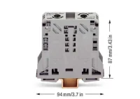 Wago 285-150 50 mm² Gri 2 İletkenli Ray Klemens - 2