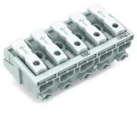 Wago 294-4005 5 Kutuplu Aydınlatma Tarafı: Tek Damarlı İletkenle, Enst. Tarafı: Tüm İletken Tipleri İçin, Maks. 2,5 mm² Beyaz 