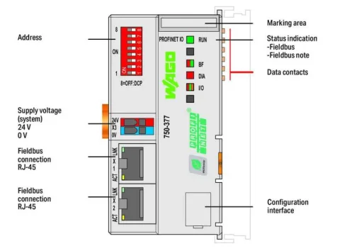 Wago 750-377 Fieldbus Kuplörü Profınet Io 3. Nesil Eco Gelişmiş - 2