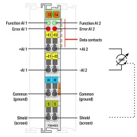 Wago 750-452 2 Kanallı Analog Giriş 0 … 20 Ma Diferansiyel Giriş - 2