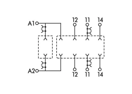 Wago 788-100 15 mm Röleler İçin 1 Kontak Röle Soketi - 2