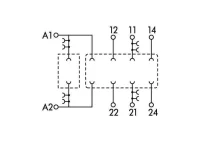 Wago 788-102 15 mm Röleler İçin 2 Kontak Röle Soketi - 2