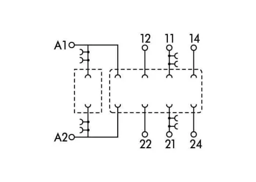 Wago 788-102 15 mm Röleler İçin 2 Kontak Röle Soketi - 2