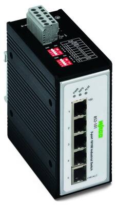 Wago 852-101 5-Port 100Base-Tx Endüstriyel Switch - 1