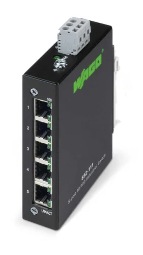 Wago 852-111 5-Port 100Base-Tx Endüstriyel Eco Switch - 1