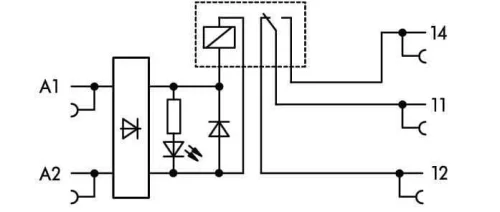 Wago 857-359 1 Kontak Slim Röle Takımı 6 A 24…230 V Ac/Dc Sarı Durum Göstergeli - 2