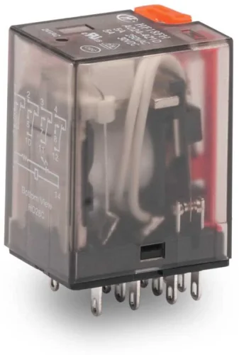 Wago 858-154 4 Kontak Manuel Çalıştırmalı 5 A 24 Vac Röle - 1