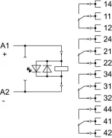 Wago 858-304 4 Kontak Manuel Çalıştırmalı 5 A 24 Vdc Röle Takımı - 3