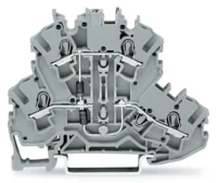 Wago WAGO 2002-2214/1000-491 Bileşen Klemensi İki Katlı 2,5 mm² Gri - 1