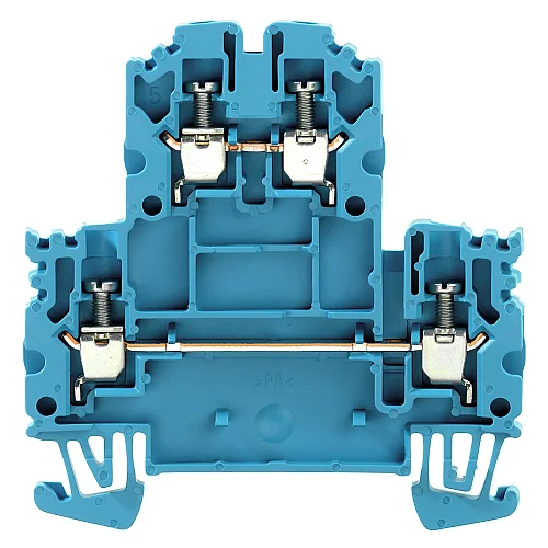 Weidmüller 1041680000 WDK 2.5N BL 0.05 - 4 mm² Kompakt İki Katlı Klemens - 1