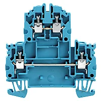 Weidmüller 1041980000 WDK 4N BL 0.5 - 6 mm² Kompakt İki Katlı Klemens - 1