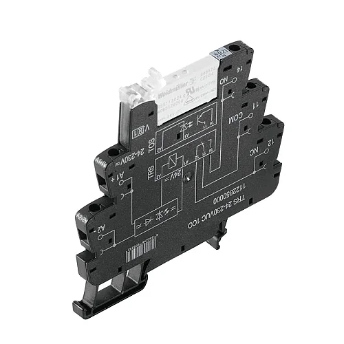 Weidmüller 1122850000 TRS 24-230VUC 1CO 24V-230VAC/DC üniversal giriş 6A Vidalı 1CO Kontak Term Serisi Röle - 1
