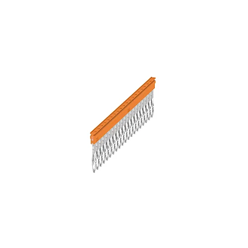 Weidmüller 1527720000 ZQV 2.5N/20 20 Kutup A serisi 2.5mm² için W Serisi Ray Klemensi - 1