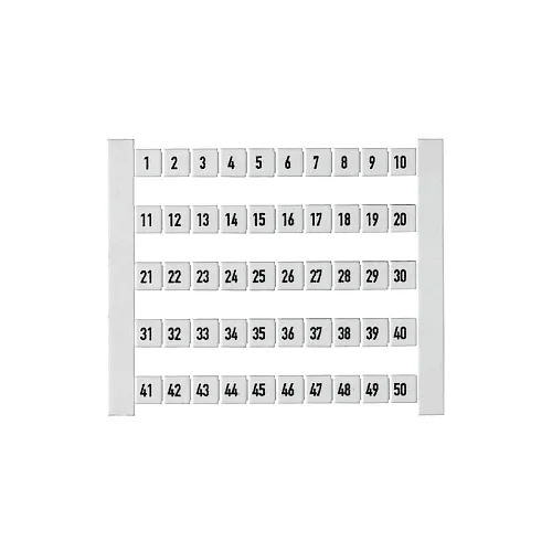 Weidmüller 473460001 DEK 5 FW 1-50 Baskı 1 - 50 Markalama Etiket - 1