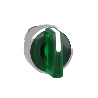 Yeşil Işıklı Mandal Buton Başlığı Ø22 3 Konumlu Sabit - 1